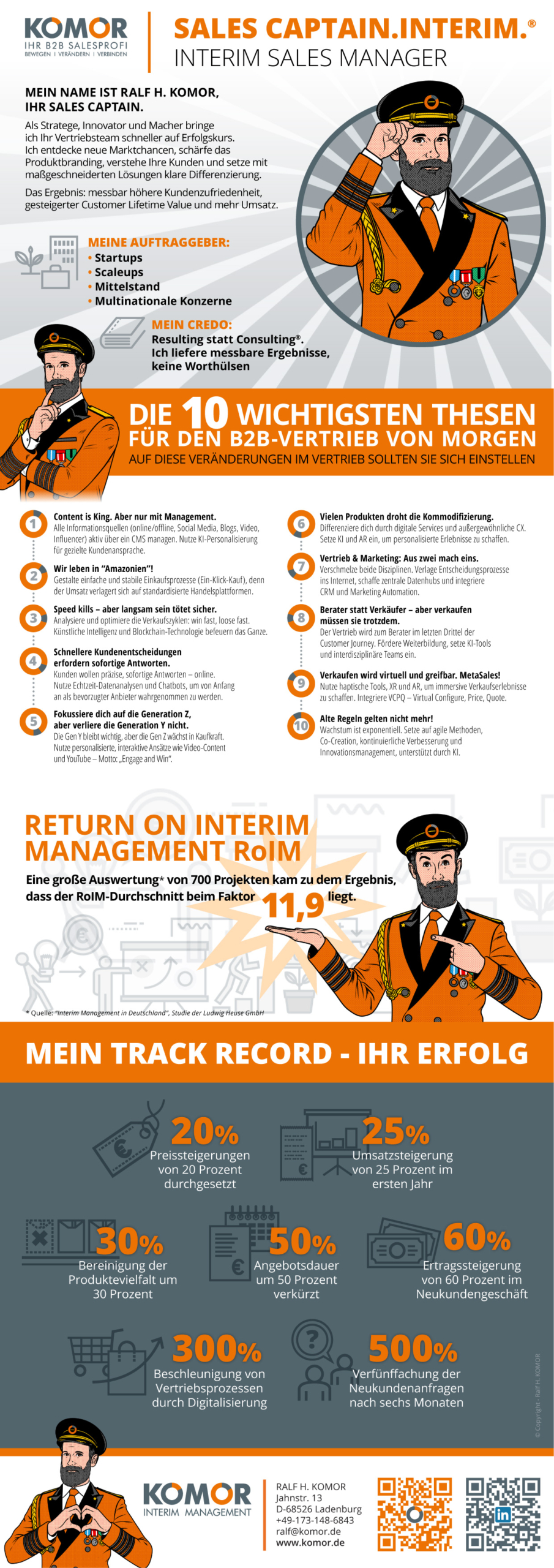 KOMOR Sales Captain Infographic DE