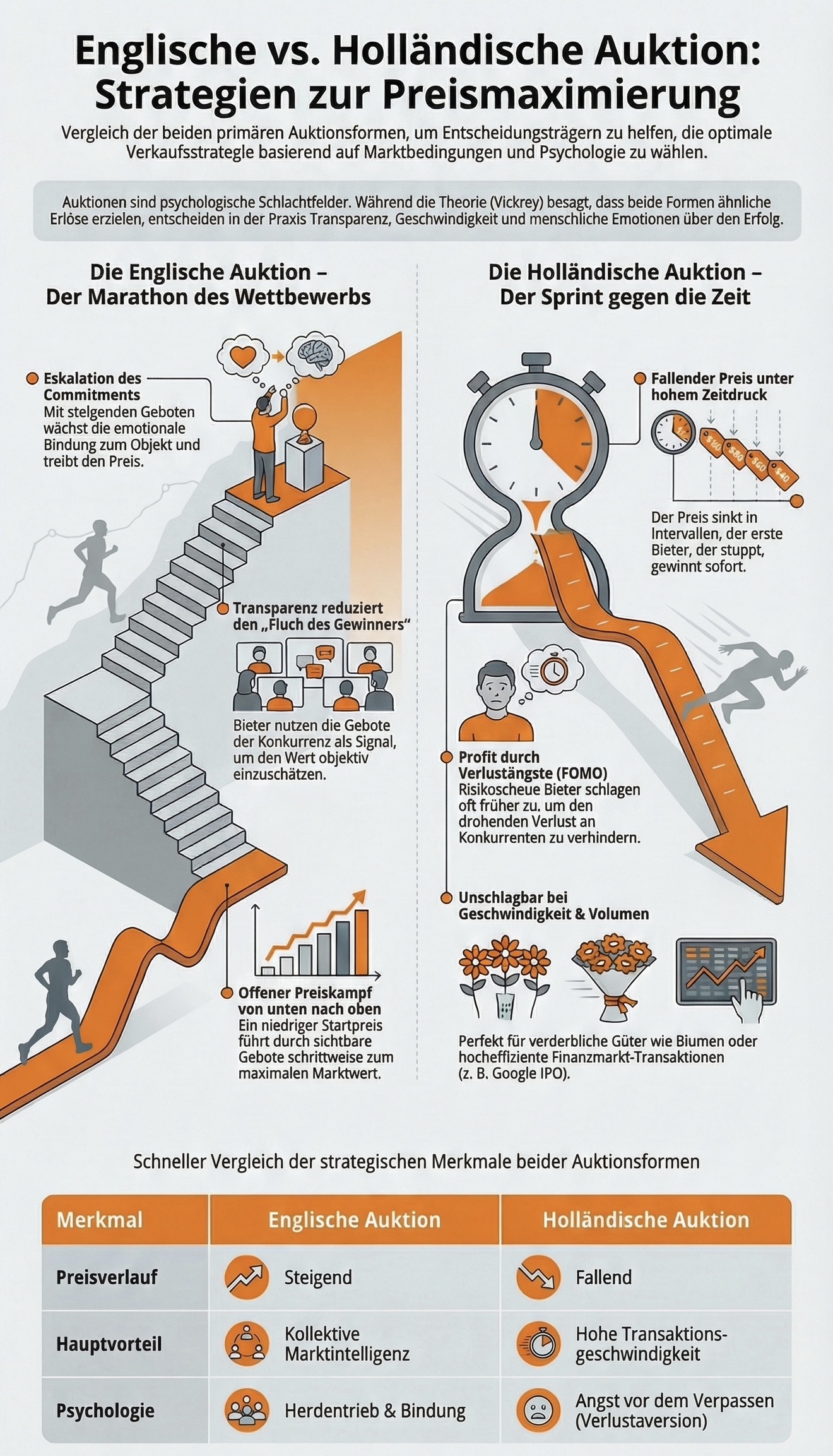 Englische vs. Holländische Auktion KOMOR